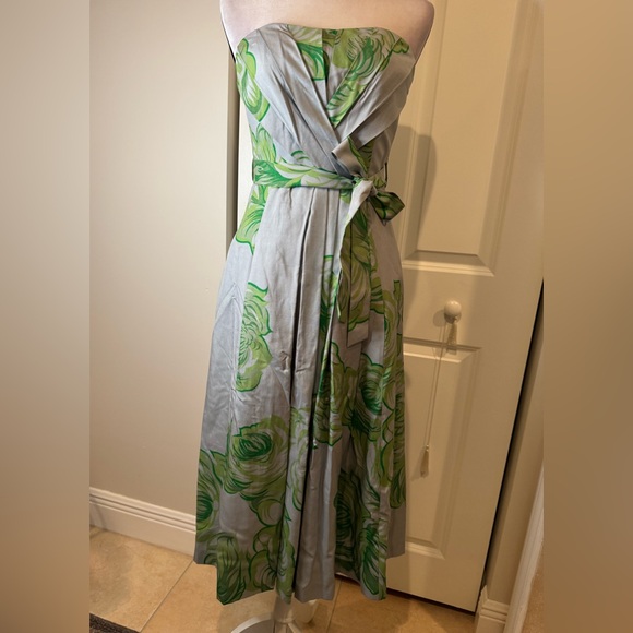 Tracy Reese Dresses & Skirts - Tracy Reese Strapless Silk Floral Dress